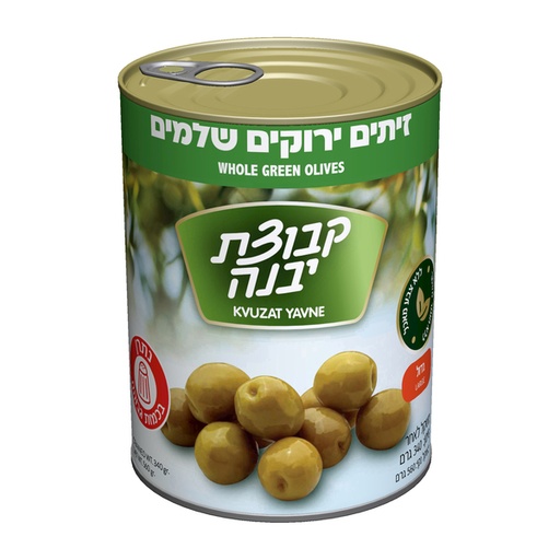[DRY-0117] Big Manzanillo Natural Olives Kvutzat Yavne 560 gr