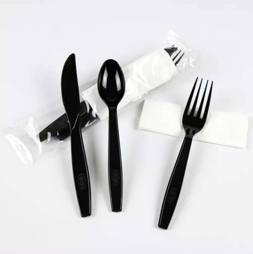 [DSP-0012] Catering Set 50pc/bag P&P - Fork, Knife, Spoon, Tissue 50 Units