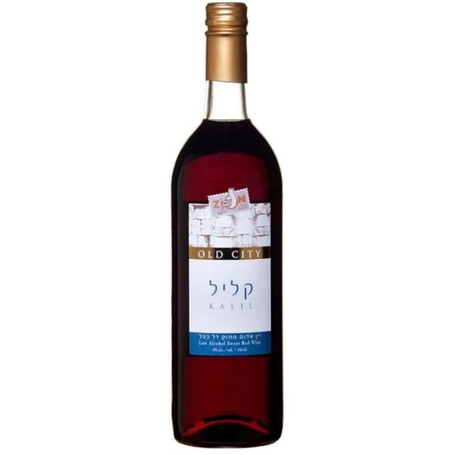 [BEV-0100] Sweet Red Wine 4% Alcohol Kalil 750 ml