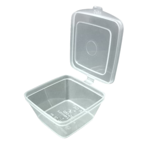 [DSP-0172] Square Sauce Container 100ml 1000 units