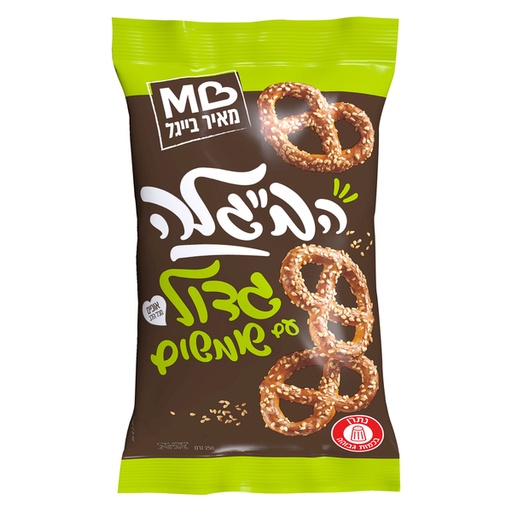 [DRY-0816] בייגלה גדול מצופה סומסום מאיר בייגל 250 גרם