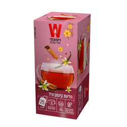[DRY-1610] Cinnamon Vanilla Tea Wissotzky 25 Units