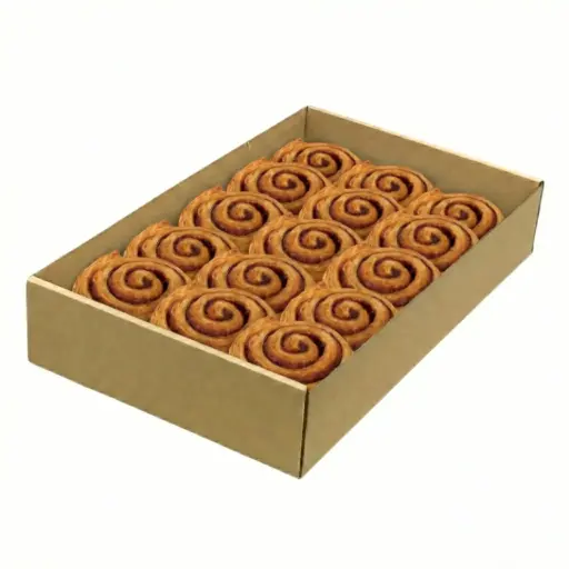 [BAKF-0210] Cinnamon Danish Roll Big - (Baked & Frozen) Pack of 2 Kg