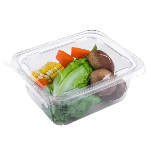 [DSP-0204]  קופסא מרובעת לעוגיות עם סוגר 1 יחידה