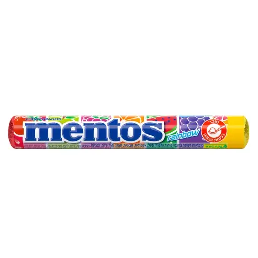 [DRY-2047] Mentos Roll Rainbow Flavor Mentos 37.5 gr
