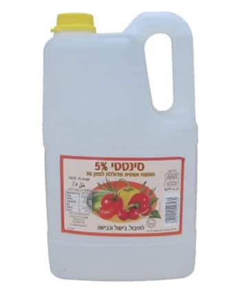 [DRY-2201] Synthetic Vinegar 5% Hilel (Passover) 4 lt