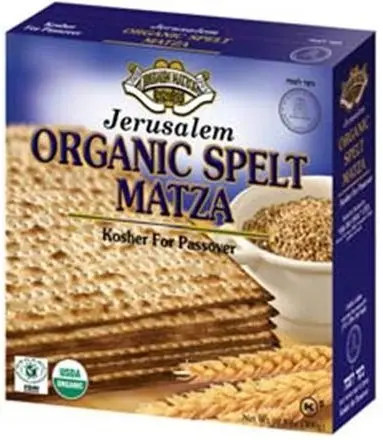 [DRY-2244] מצות כוסמין אורגני מכונה (כשר לפסח) מצות ירושלים 300 גרם