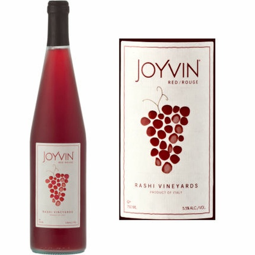 [BEV-0060] Red / Rouge Wine (Mevushal) Joyvin Rashi Vineyards 750 ml