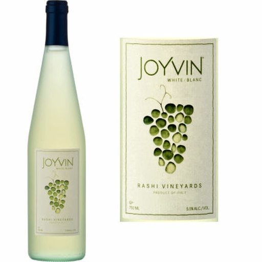 [BEV-0061] White Moscato (Mevushal) Joyvin Rashi Vineyards 750 ml