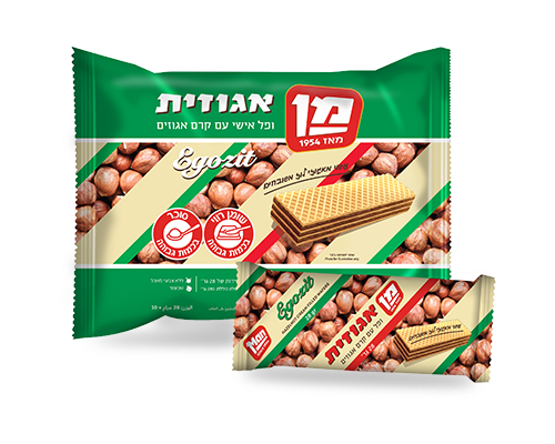 [DRY-0809] Egozit Wafer Filled with Hazelnut Cream Man 280 gr