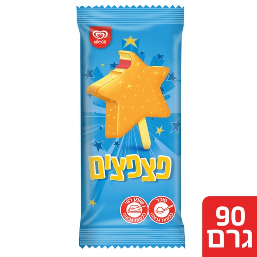 [FRZ-0156] פצפצים ארטיק תות בננה עם סוכריות קופצות שטראוס 90 גרם