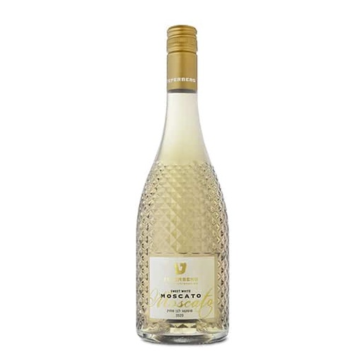 [BEV-0035] Sweet White Moscato (Mevushal) Teperberg 750 ml
