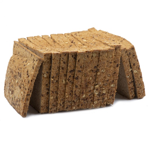 [BAKF-0095] Sliced Whole Wheat Grain Toast Bread (Frozen)