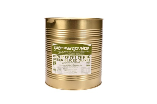 [DRY-0954] פרוסות זייתים ירוקים קבוצת יבנה 8.4 קילו