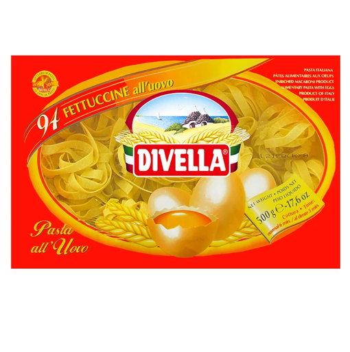 [DRY-1000] Fettuccine Pasta Divella 500 gr